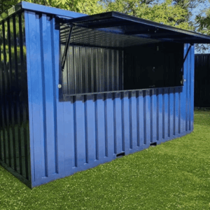 Contenitore Bar Démontable XL 4 x 2 m – Soluzione Modulare per Eventi